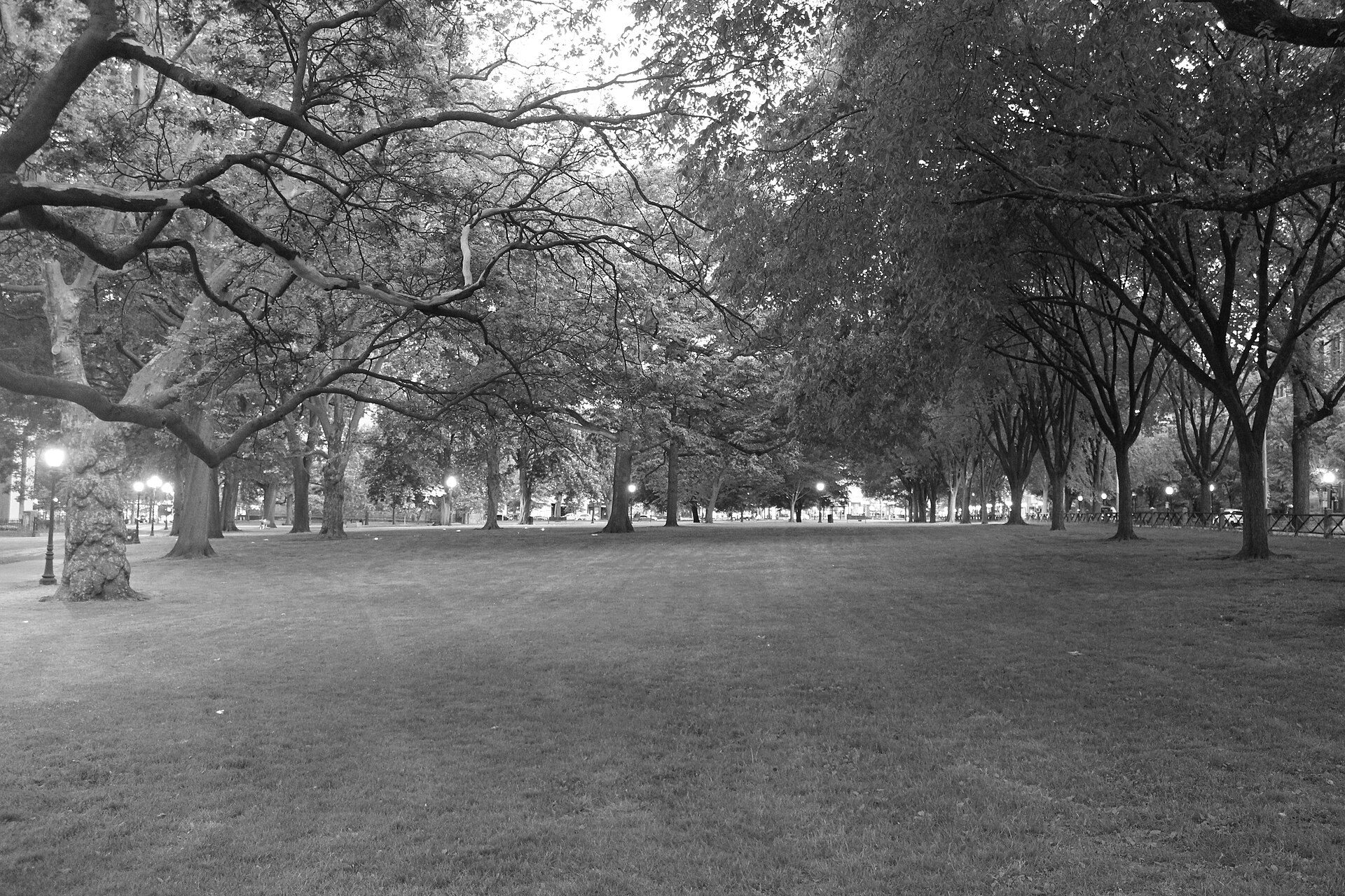Ruas históricas do centro de New Haven Connecticut